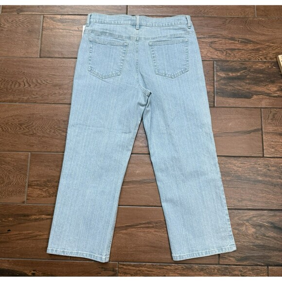 Women's Villager Liz Claiborne Cropped Jeans Stretch Size 10 NWT RN52002 - Picture 8 of 8